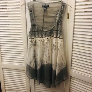 Sheer Gray Tank Top